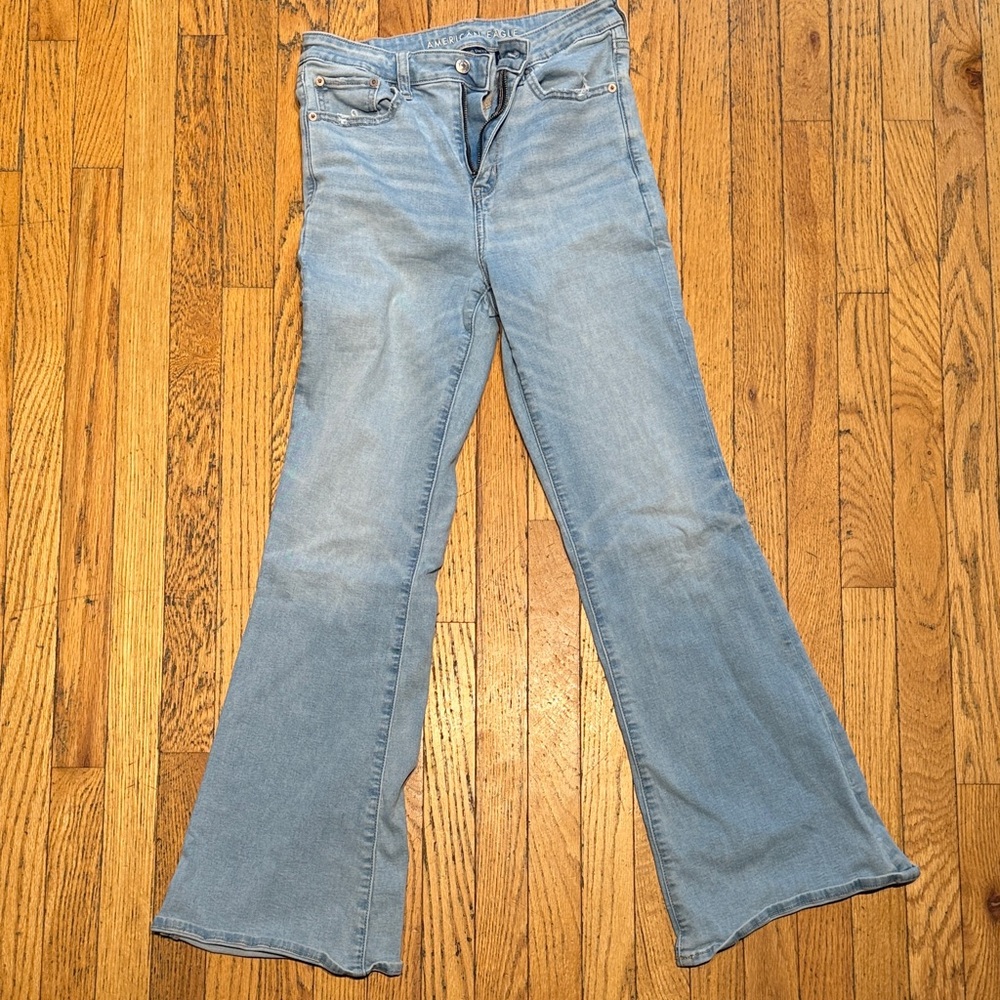 American Eagle Outfitters Light Blue Flare Jeans